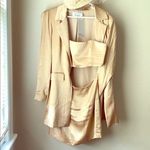 Free People x Fame and Partners 3-piece gold set